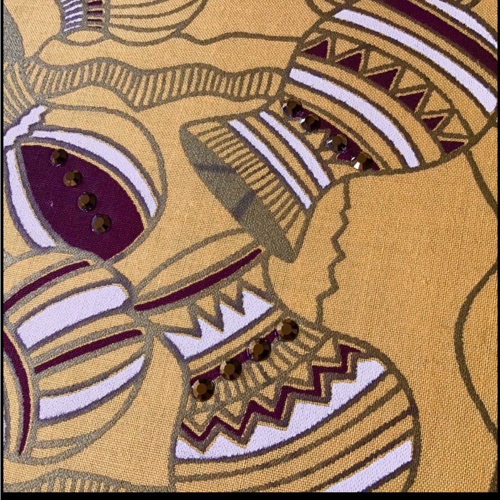 Nanette Lepore Asian Theme Sunflower Large Bag - Picture 7 of 10